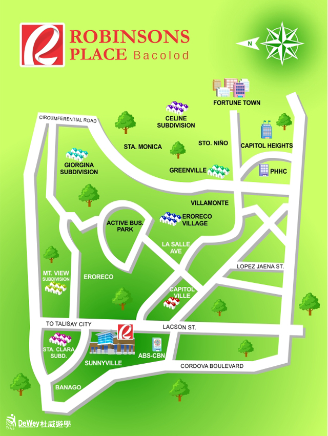 Robinsons Place Bacolod Map